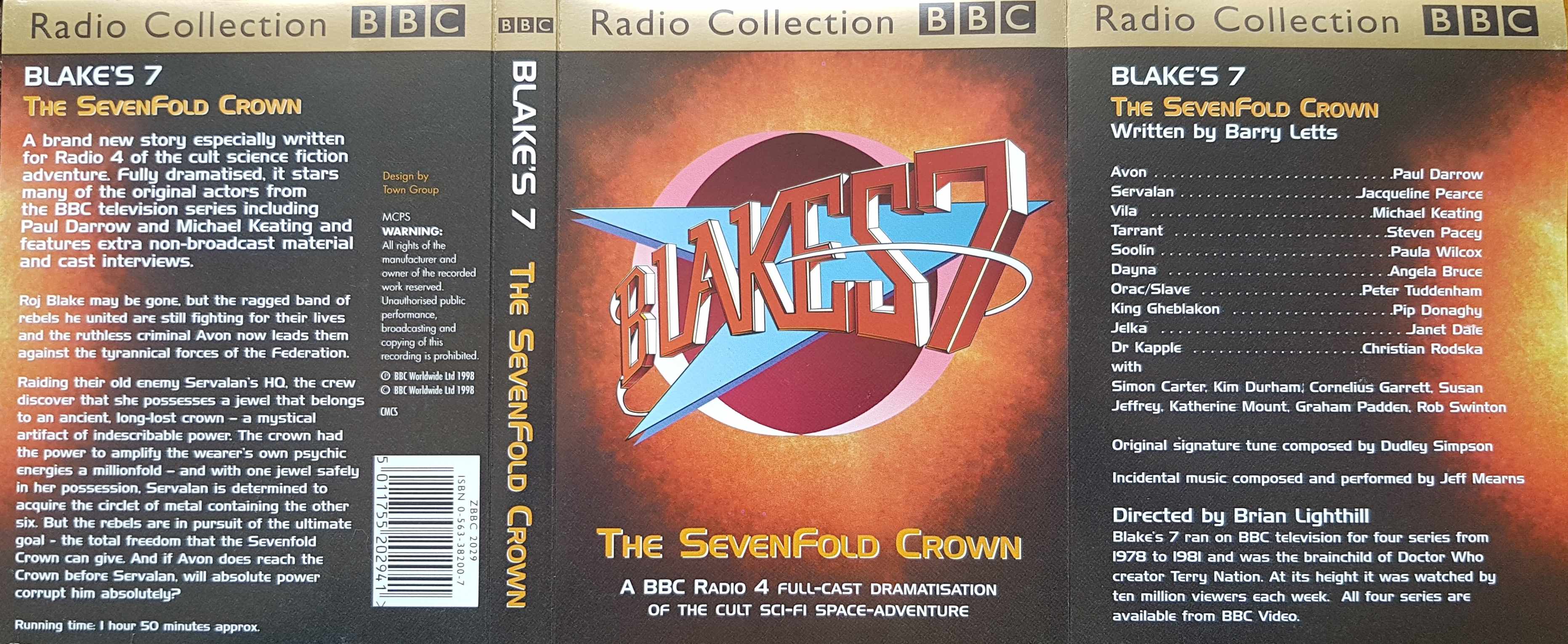 Picture of ZBBC 2029 Blake's 7 - The sevenfold crown by artist Unknown from the BBC records and Tapes library